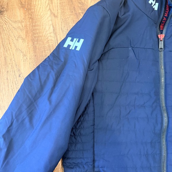 Helly Hansen Crew Insulator Jacket Mens Medium Navy Blue Princess Logo - Picture 9 of 12